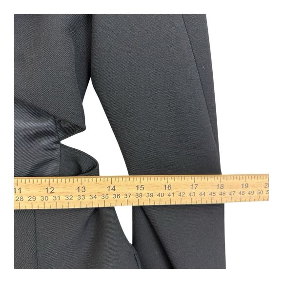 A.L.C. Carlyle Blazer Jacket Open Back Womens Size 4 Black Cut Out Fitted - Picture 7 of 13